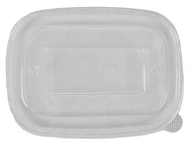 DECKEL ZU SCHALE KARTON RECHTECKIG  aus PET, eckig, 173 x 121 mm