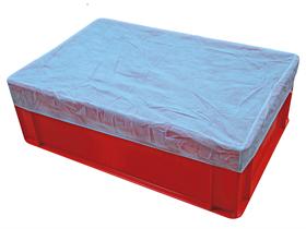 ABDECKHAUBE  PP, blau, 73 x 68 x 7.5cm, mit Gummizug