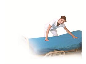 MATRATZEN-SPANNBEZUG  CPE, 210 x 90 cm, blau