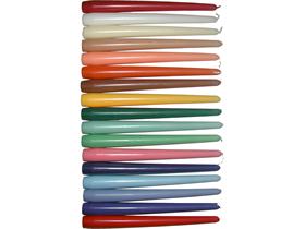 SPITZKERZEN  rot 22 x 240 mm