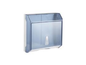 FALTHANDTUCHSPENDER  transparent, f&uuml;r ca. 250 Handtuecher