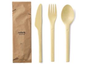 BESTECKSET HOLZ  Besteckset 4/1 aus Holzabf&auml;llen
