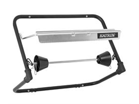 PUTZTUCHROLLEN-WANDHALTER KATRIN  schwarz, metall, für Rollenbreite 40cm