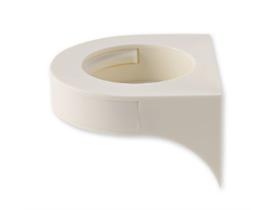 WANDHALTERUNG HYGOSTAR  für Pumpspender, 1-fach, weiss