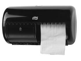 TOILETTENPAPIERSPENDER TORK ELEVATION  Kleinrollen, B286xH158xT153 mm, schwarz