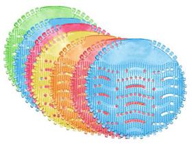 URINALEINLAGEN  aus Kunststoff, Kirschenduft, rot