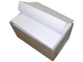 ENDLOSFORMULARE  A4 hoch, 1-fach, 12", Zebra grau 1/6 Zol