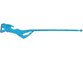 STICKS LADY  21 cm, Lady, diverse Farben