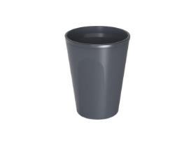 TO-GO BECHER MEHRWEG  4 dl , schiefergrau, aus Kunststoff