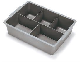 NUMATIC SERVICEWAGEN-ZUBEH&Ouml;R  Ablageschale 120 mm tief mit Facheinteil