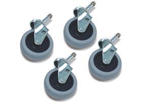 NUMATIC SERVICEWAGEN-ZUBEH&Ouml;R  Lenkrollen 75 mm, grau