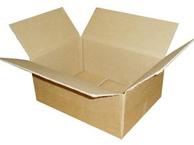 FALTBOXEN  270 x 270 x 100 mm, 1-wellig, Fefco 0201