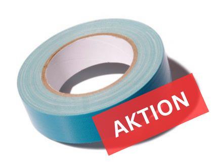 GEWEBEKLEBEBAND SF-300 UV  38 mm x 25 m, blau, 3 W. ablösbar