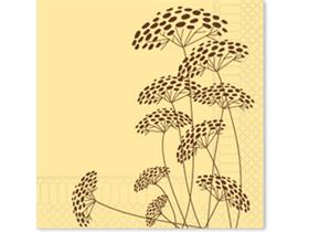 SERVIETTEN FATO MIT MOTIV  40 x 40 cm, 1/4 Falz, "THAI" beige