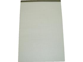 NOTIZBLOCK  A4, Recycling 65 gm2, 4 mm kariert