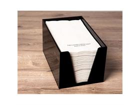 SPENDER KUNSTSTOFF  17x27x15 cm, schwarz f&uuml;r COSA-Handt&uuml;cher