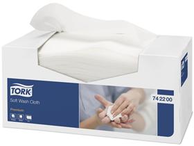 WASCHTUCH TORK  Waschtuch, weiss, 1-lagig, 30 x 32 cm