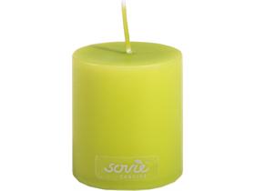 STUMPENKERZEN  &Oslash; 50 mm x 60 mm, kiwi