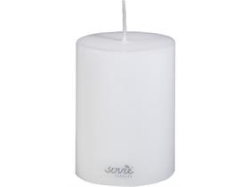 STUMPENKERZEN  &Oslash; 70 mm x 100 mm, weiss