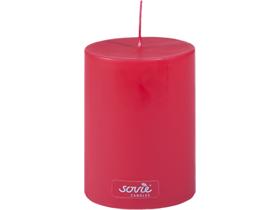 STUMPENKERZEN  &Oslash; 70 mm x 100 mm, rot
