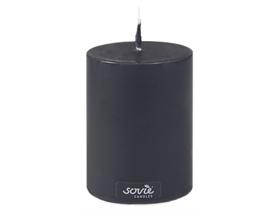 STUMPENKERZEN  &Oslash; 70 mm x 100 mm, schwarz