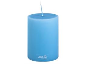 STUMPENKERZEN  &Oslash; 70 mm x 100 mm, aquablau