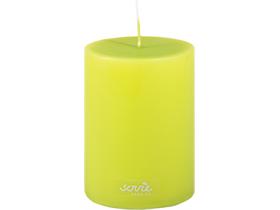 STUMPENKERZEN  &Oslash; 70 mm x 100 mm, kiwi