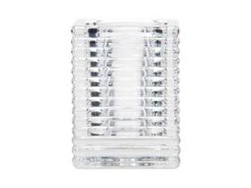 KERZENGLAS  72x72x98 mm, Cube transparent