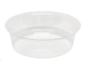 EINSATZ ZU BECHER CLEAR CUP RPET  100 ml, rPET, Ø 95 mm, transparent