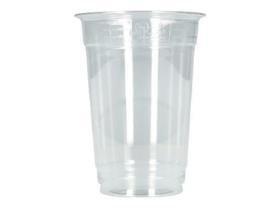 BECHER CLEAR CUP RPET  400 ml, rPET, Ø 95 mm, transparent