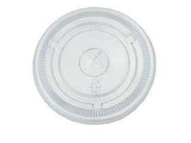 DECKEL ZU BECHER CLEAR CUP  Flach mit Schlitz, Ø 95 mm, rPET