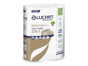 WC-PAPIER 3-LAGIG ECO NATURAL  250 Blatt, 9.6 x 11 cm, aus TetraPak