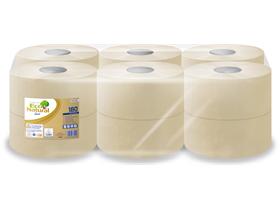 WC-PAPIER 2-LAGIG ECO NATURAL MINI JUMBO  486 Blatt, 8.9 x 37 cm, aus TetraPak