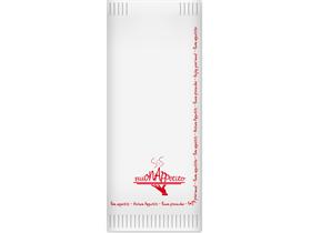 BESTECKTASCHE MIT MOTIV  38 x 38 cm, "Buon Appetito"