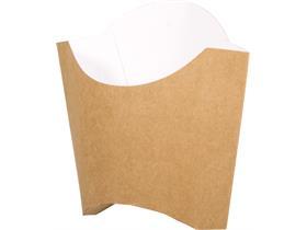 POMMESSCHUETTEN KARTON  aus braunem Karton, Gr&ouml;sse M