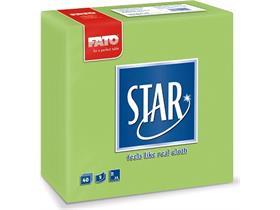 SERVIETTEN FATO PUNTA-PUNTA  38 x 38 cm, 2-lagig,1/4 Falz, apfelgr&uuml;n