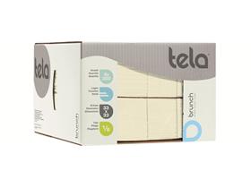 SERVIETTEN TELA  33 x 33 cm, 2-lagig, 1/8 Kopffalz, panna