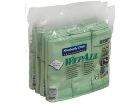 PUTZTUECHER MICROFASER MATERIAL  Wypall Wischtuecher 40 x 40 cm gr&uuml;n