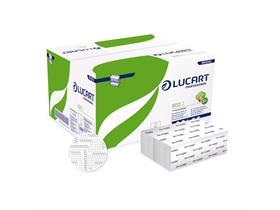 FALTHANDTUECHER 2-LAGIG ECO  Z-Falz, 22.5 x 24 cm, Öko-weiss