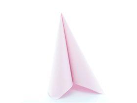 SERVIETTEN AIRLAID  40 x 40 cm, UNI, hellrosa
