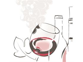 SERVIETTEN AIRLAID  33 x 33 cm, 1/4 Falz, Airlaid, WINE