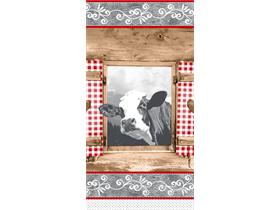 SERVIETTEN TISSUE  33 x 33 cm, 1/8 Falz, Tissue, ALMBLICK