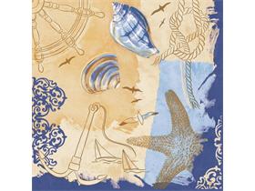 SERVIETTEN AIRLAID  40 x 40 cm, 1/4 Falz, Airlaid, DEL MAR