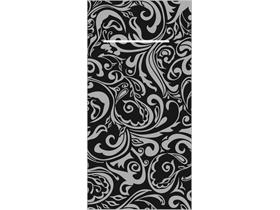 BESTECKSERVIETTEN AIRLAID  40 x 40 cm, "LIAS" schwarz/silber