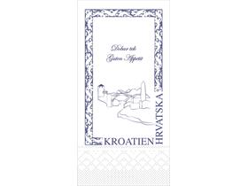 SERVIETTEN TISSUE  40 x 40 cm, 1/8 Falz, Tissue, KROATIEN