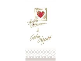 SERVIETTEN TISSUE  40 x 40 cm, 1/8 Falz, Tissue, GUTEN AP.