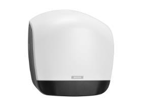 TOILETTENPAPIERSPENDER KATRIN JUMBO  f&uuml;r 1 Rl., 342 x 356 x 149 mm, weiss