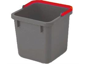 NUMATIC SERVICEWAGEN-ZUBEH&Ouml;R  6-Liter Eimer, grau mit farbcodiertem He