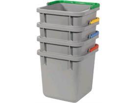 NUMATIC SERVICEWAGEN-ZUBEH&Ouml;R  6-Liter Eimer, grau mit farbcodiertem He
