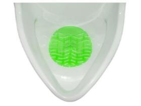 URINALEINLAGEN  aus Kunststoff, Apfel, gr&uuml;n